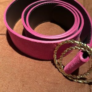 Sezane Penelope pink belt size 100